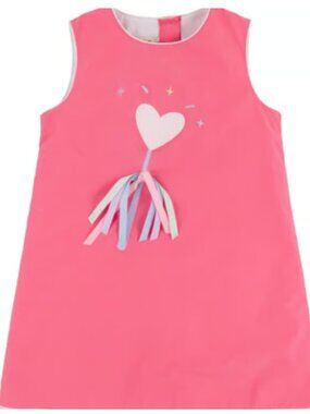 TBBC Beaufort Bonnet 2T NWT NEW Annie Apron Dress Pink Heart Wand Disney Fairy
